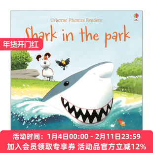 英文原版 Phonics Readers Shark In The Park 公园里有鲨鱼 英文版 进口英语原版书籍
