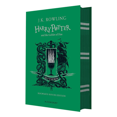 哈利波特与火焰杯 英文原版小说 Harry Potter and the Goblet of Fire 哈利波特4 斯莱特林学院版 精装 JK罗琳 英文版英语书 - 封面