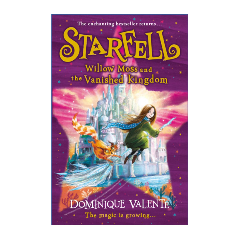 英文原版 Starfell Willow Moss and the Vanished Kingdom 星落3 薇洛·莫斯与消失的王国 儿童奇幻插画章节书 英文版 进口书籍