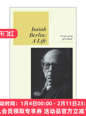 英文原版 Isaiah Berlin 以赛亚·伯林传 加拿大总督文学奖得主叶礼庭 英文版 进口英语原版书籍