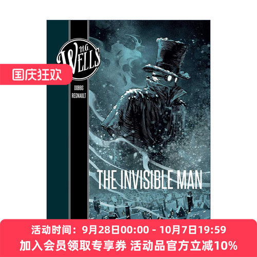 英文原版 H. G. Wells the Invisible Man 隐形人威尔斯 精装 科幻漫画 英文版 进口英语原版书籍