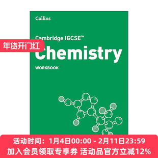 英文原版 Collins Cambridge IGCSE Chemistry Workbook 柯林斯剑桥国际初中化学考试练习册 中学教材教辅 英文版进口英语原版书籍