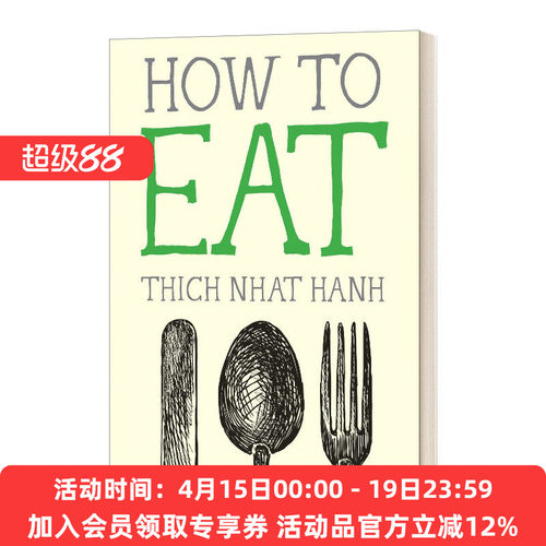 英文原版 How to Eat 如何进食 英文版 Mindfulness Essentials 进口英语原版书籍