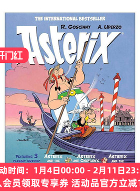 英文原版 Asterix Omnibus Vol.13 高卢英雄历险记 37-39合订 卷十三 英文版 进口英语原版书籍