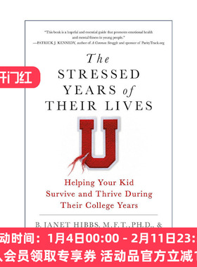 英文原版 The Stressed Years of Their Lives 他们生活中的压力岁月 帮助你的孩子在他们的大学生活中生存和发展 进口英语书籍