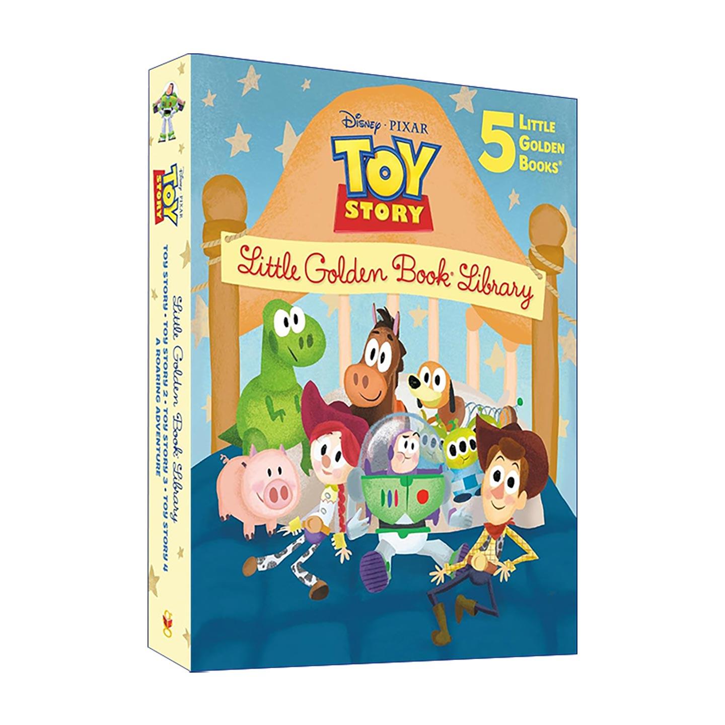 英文原版 Disney and Pixar Toy Story Little Golden Book Library (Little Golden Book) 迪士尼 皮克斯 玩具总动员30周年纪念