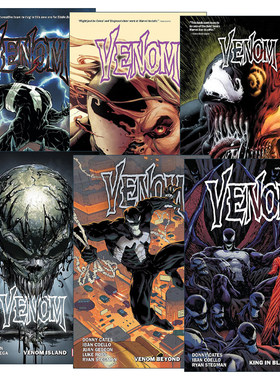 英文原版 Venom By Donny Cates 毒液系列6册 漫威漫画 英文版 进口英语原版书籍