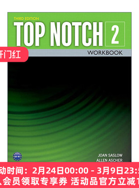 英文原版 Top Notch (3E) 2 Workbook 英文版 进口英语原版书籍