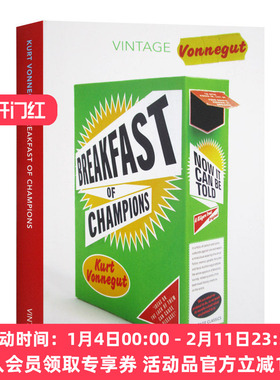 英文原版小说 Breakfast Of Champions 冠军的早餐 英文版 进口英语原版书籍