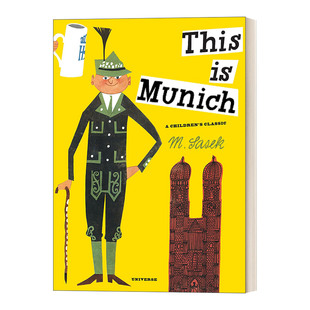 米先生 This THIS 英文原版 世界旅游绘本 进口英语原版 Munich 英文版 书籍 这里是慕尼黑 精装 IS系列