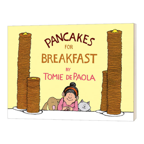 英文原版 Pancakes for Breakfast 早餐吃煎饼 平装绘本 儿童启蒙阅读趣味故事 英文版 进口英语原版书籍