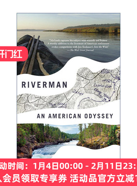 英文原版 Riverman 河上旅人 美国奥德赛 传记 纽约客撰稿人Ben McGrath 英文版 进口英语原版书籍