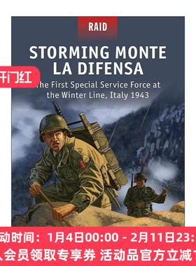 英文原版 Storming Monte La Difensa 二战恶魔旅迪芬萨山突袭德军1943 战争突袭系列 英文版 进口英语原版书籍