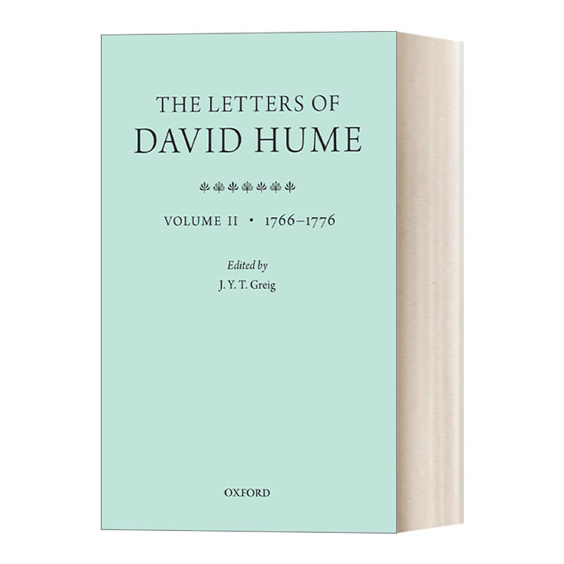 大卫休谟书信集 英文原版 The Letters of David Hume 第2卷 英文版 进口英语原版书籍