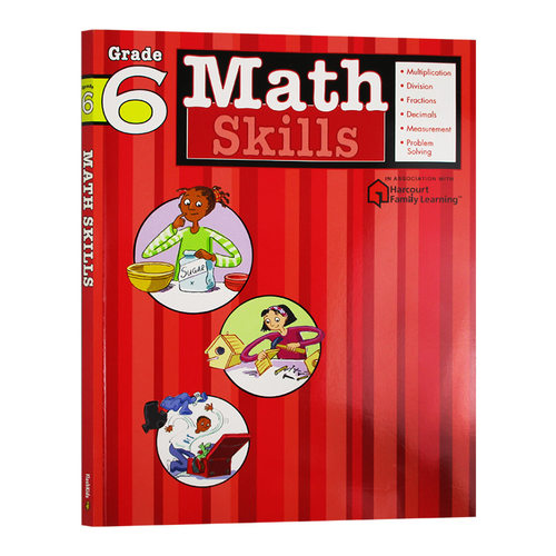 数学技能6年级英文原版