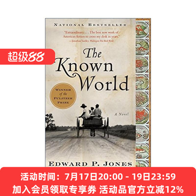 英文原版 The Known World 已知世界 2004年普利策小说奖 美国图书批评家协会奖 2005年国际IMPAC都柏林文学奖 进口英语原版书籍