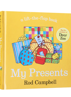 我的礼物 英文原版绘本 My Presents 纸板翻翻书 吴敏兰书单 幼儿英语启蒙图画故事书 Dear Zoo同作者 Rod Campbell 英文版书籍