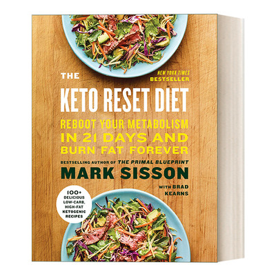 生酮饮食 英文原版 The Keto Reset Diet 21天帮你重建新陈代谢 减肥 健康食谱 Mark Sisson 英文版 进口英语原版书籍