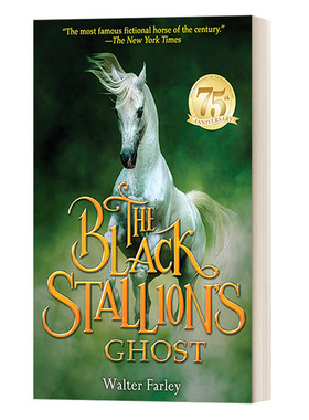 英文原版 The Black Stallion's Ghost 黑神驹系列 黑神驹的鬼魂 Walter Farley 青少年骑马动作冒险小说 英文版 进口英语书籍
