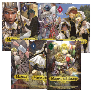 英文原版 Magus of the Library 图书馆的大魔法师系列1-7册 奇幻冒险漫画 泉光Mitsu Izumi 讲谈社 英文版 进口英语原版书籍
