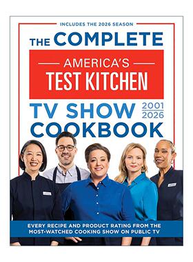 英文原版 The Complete America’s Test Kitchen TV Show Cookbook 2001–2026 美国测试厨房完整食谱集 美国烹饪节目美食指南