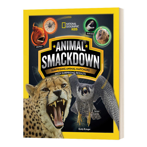 动物对决 英文原版 Animal Smackdown 令人惊讶的动物对决和令人惊讶的结果 国家地理儿童 科普百科 英文版 进口英语原版书籍