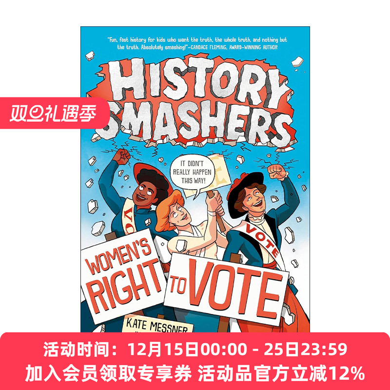 英文原版 History Smashers Women's Right to Vote 历史粉碎机系列 妇女投票权 儿童科普百科 英文版 进口英语原版书籍