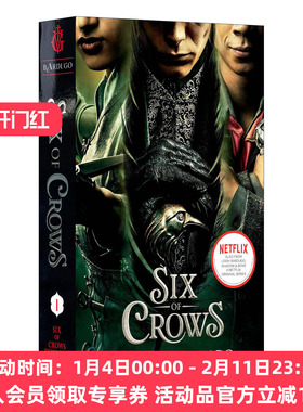 乌鸦六人组 英文原版 Six of Crows 魔法奇幻小说 英文版 进口英语原版书籍