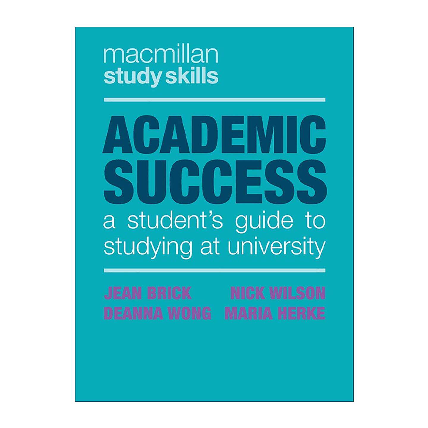 英文原版 Academic Success 大学生的学术指南 Jean Brick等 学术技巧手册 英文版 进口英语原版书籍