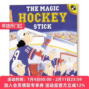 神奇的曲棍球棒 英文原版 The Magic Hockey Stick 0-3岁儿童绘本 Peter Maloney 英文版 进口英语原版书籍