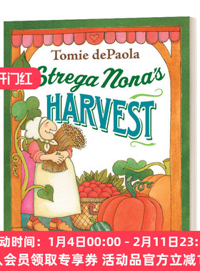 英文原版 Strega Nona's Harvest 巫婆奶奶的收获 凯迪克大奖 英文版 进口英语原版书籍
