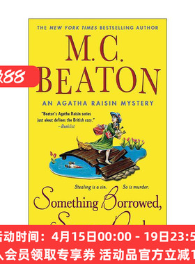 英文原版 Something Borrowed Someone Dead 借来的东西 死了的人 阿加莎·瑞森探案集 英文版 进口英语原版书籍