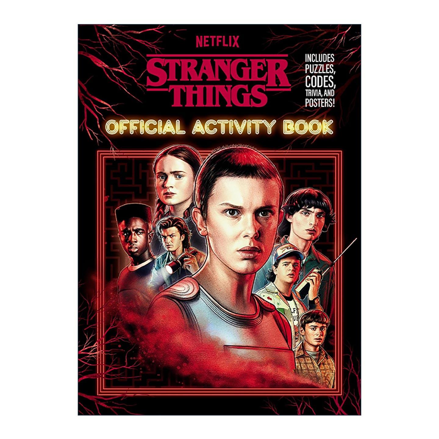 英文原版 Stranger Things Official Activity Book 怪奇物语 活动书 Netflix热播剧 谜题 挑战 英文版 进口英语原版书籍