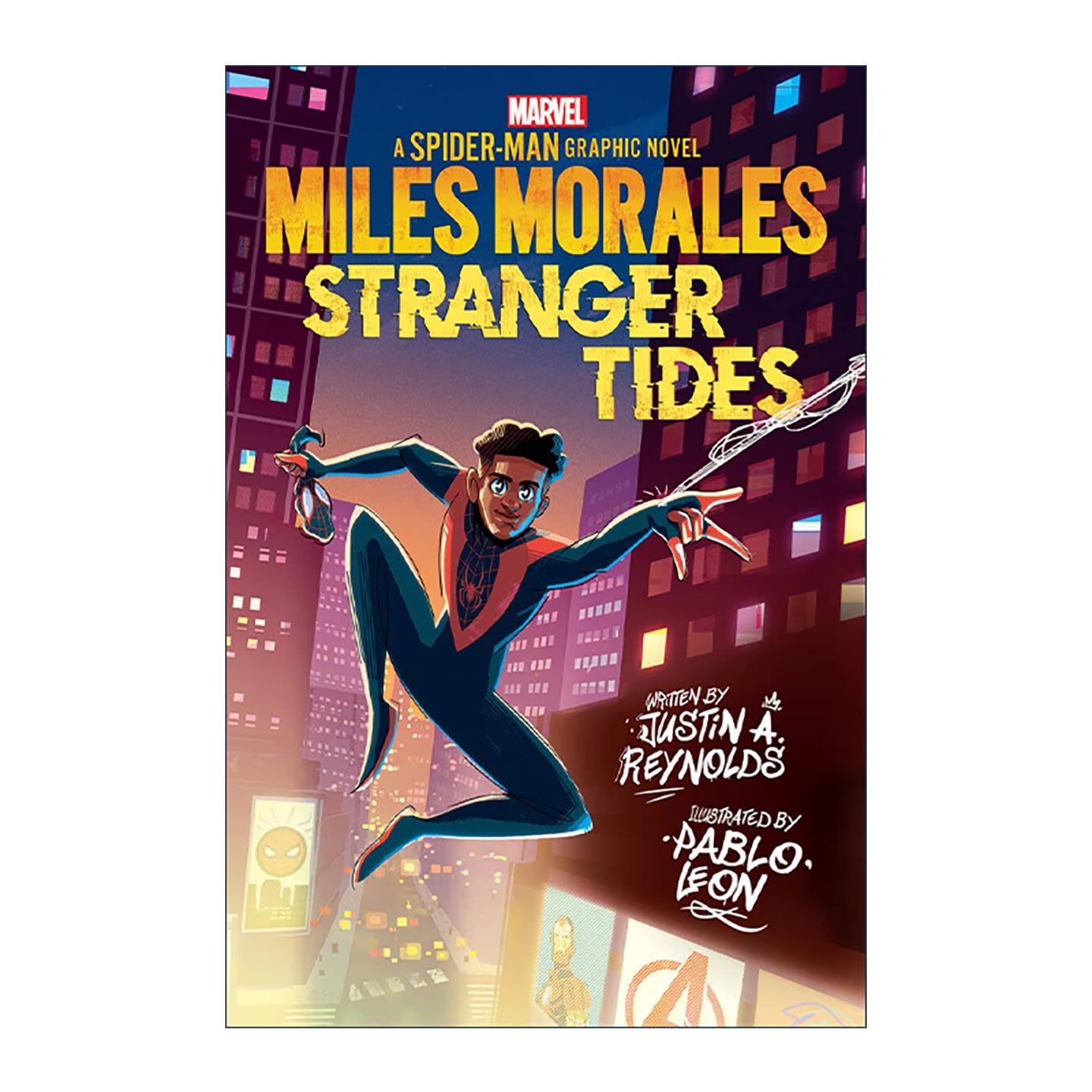 英文原版 蜘蛛侠迈尔斯 陌生的潮汐 Miles Morales Stranger Tides 漫威儿童漫画 英文版 进口英语原版书籍