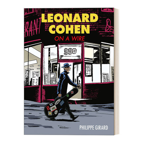 英文原版 Leonard Cohen 伦纳德科恩传记 精装漫画 英文版 进口英语原版书籍