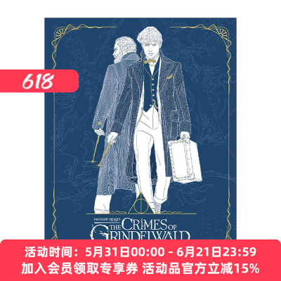 英文原版 Fantastic Beasts The Crimes of Grindelwald Magical Adventure Colouring Book 神奇动物在哪里 格林德沃之罪 涂色书