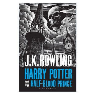and Blood 英文原版 Potter 英文版 书籍 哈利波特与混血王子 封面 the Harry 哈6 Prince Half 进口英语原版 成人版