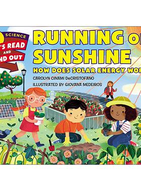 英文原版 Let's Read and Find Out 2 Running on Sunshine 自然科学启蒙阅读与发现2级 太阳系 英文版 进口英语原版书籍