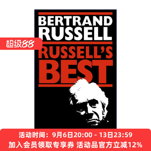 罗素犀利讽刺言论合集  英文原版 Bertrand Russell's Best Russell 英文版 进口英语原版书籍