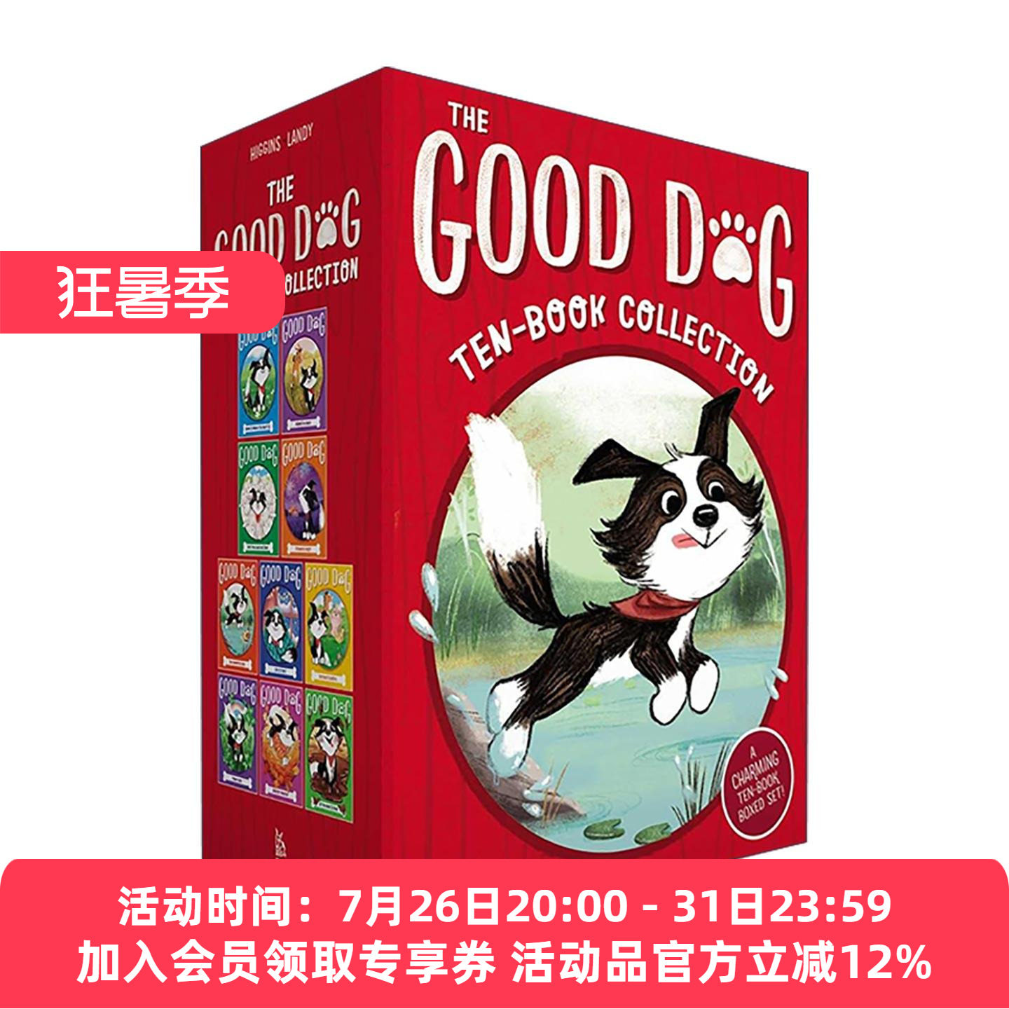 英文原版 The Good Dog Ten-Book Collection 好狗狗10册盒装 动物主题章节书 英文版 进口英语原版书籍