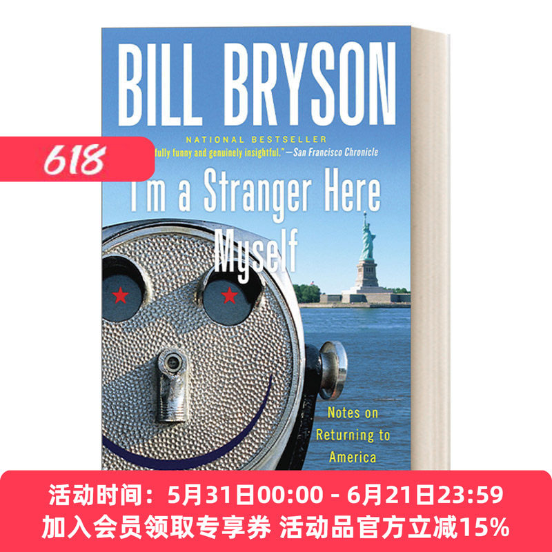 英文原版 I'm a Stranger Here Myself 人在故乡为异客 20年后返乡手记 传记 豆瓣推荐 Bill Bryson 英文版 进口英语原版书籍