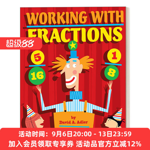 使用分数 英文原版 Working with Fractions 6-9岁儿童数学启蒙学习绘本 Edward Miller 英文版 进口英语原版书籍