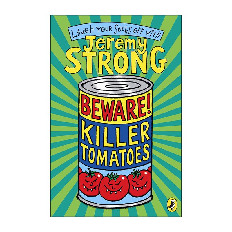 英文原版 Beware! Killer Tomatoes 警惕杀手番茄 吉瑞米·斯特朗爆笑儿童小说 英文版 进口英语原版书籍