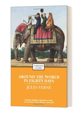 英文原版小说 Around the World in Eighty Days 80天环游世界 Enriched Classics系列 英文版 进口英语原版书籍