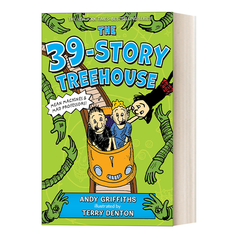 英文原版 The 39-Story Treehouse 小屁孩树屋历险记 39层树屋故事 英文版 进口英语原版书籍