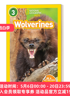 金刚狼 英文原版 NG Kids Readers L3 Wolverines 美国国家地理读本 英文版 进口英语原版书籍