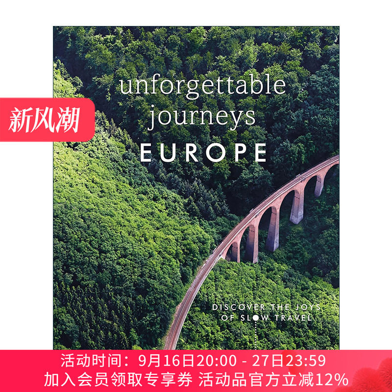 英文原版 Unforgettable Journeys Europe 难忘的欧洲之旅 DK全彩插图精装旅行图册 英文版 进口英语原版书籍