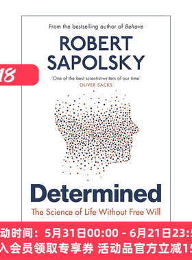 英文原版 Determined 注定 没有自由意志的生命科学 罗伯特·萨波斯基 英文版 进口英语原版书籍