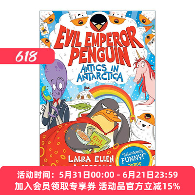 英文原版 Evil Emperor Penguin Antics in Antarctica 邪恶皇帝企鹅 南极闹剧 儿童漫画 英文版 进口英语原版书籍