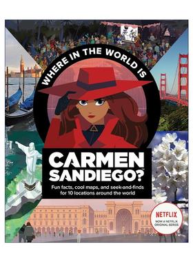 英文原版 Where in the World is Carmen Sandiego 卡门神偷的世界在哪 英文版 进口英语原版书籍